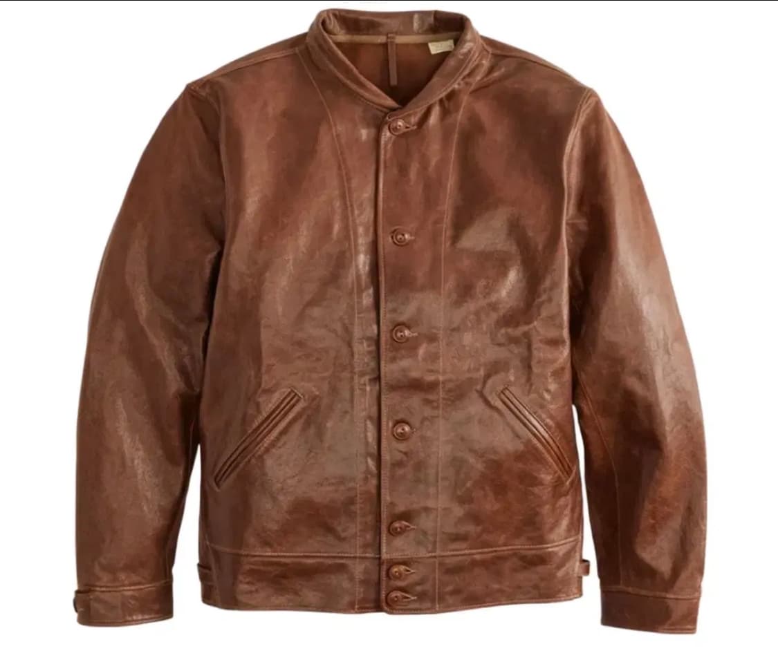 리바이스 LVC 멘로 코삭 레더 자켓 L 상품이미지1