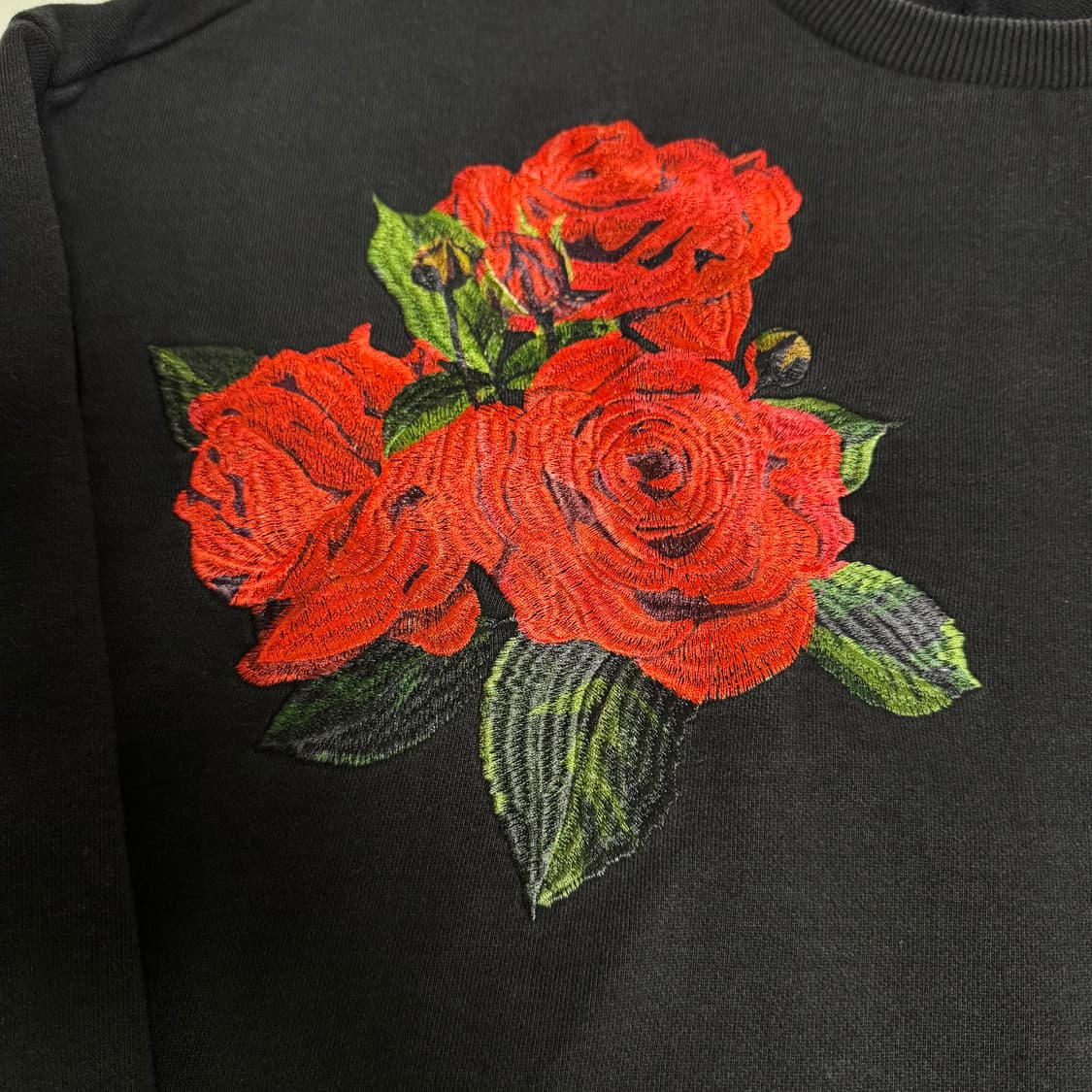 ZIO SONGZIO 지오송지오 검정 장미 자수 상품이미지2