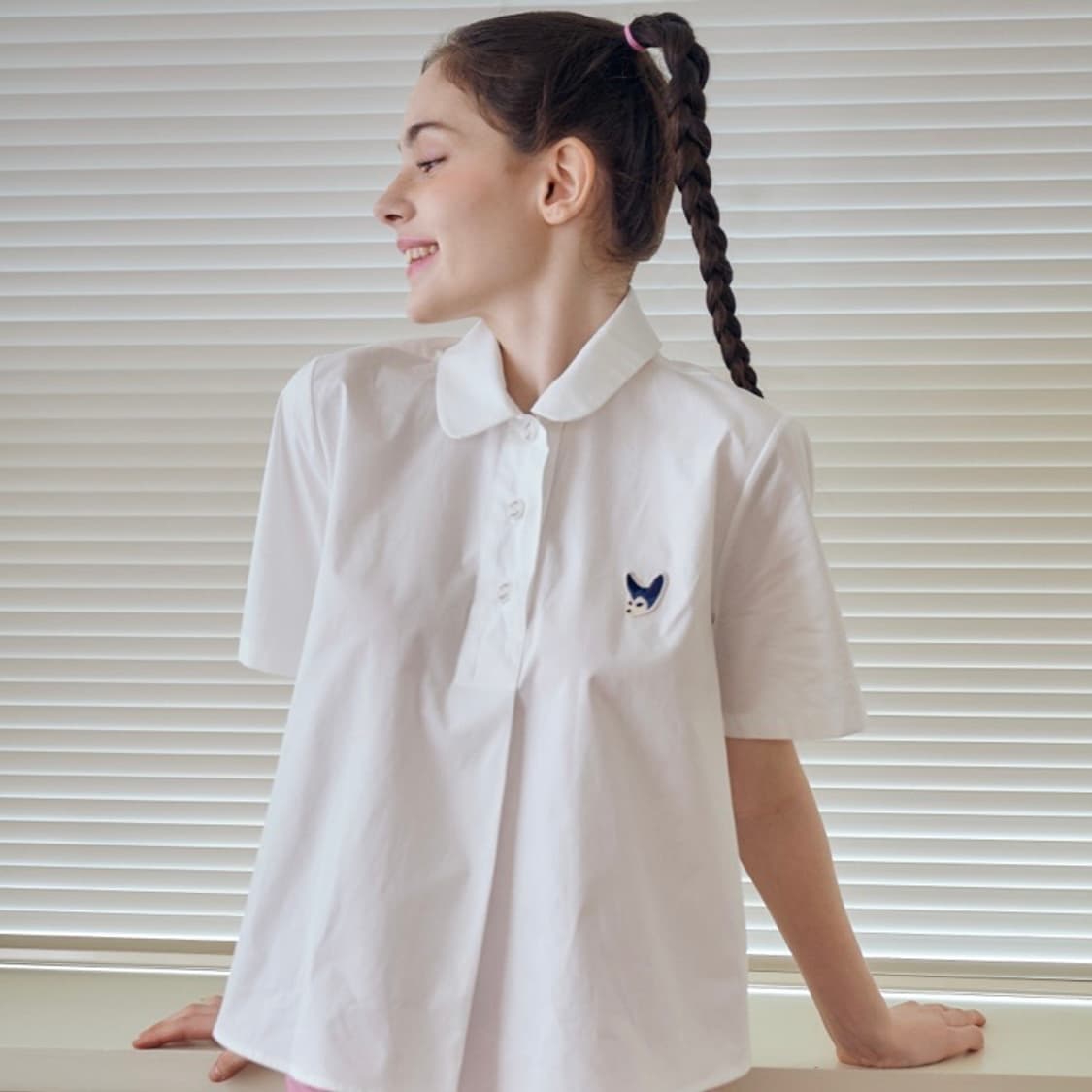 샐러드볼즈 SIGNATURE PURE BLOUSE WHITE 상품이미지2