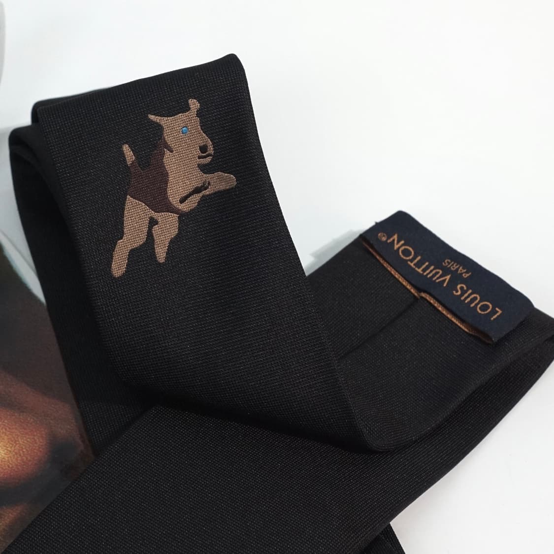 루이비통 X 타일러 점핑도그 넥타이 상품이미지1