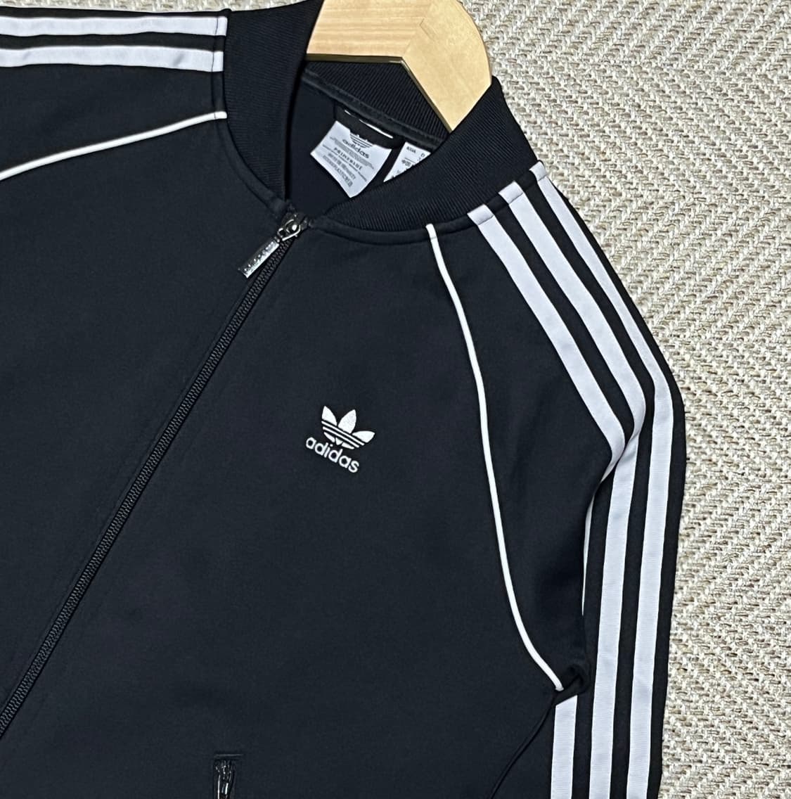 아디다스 슈퍼스타 크롭 져지 트랙탑 파이어버드 XS 상품이미지7