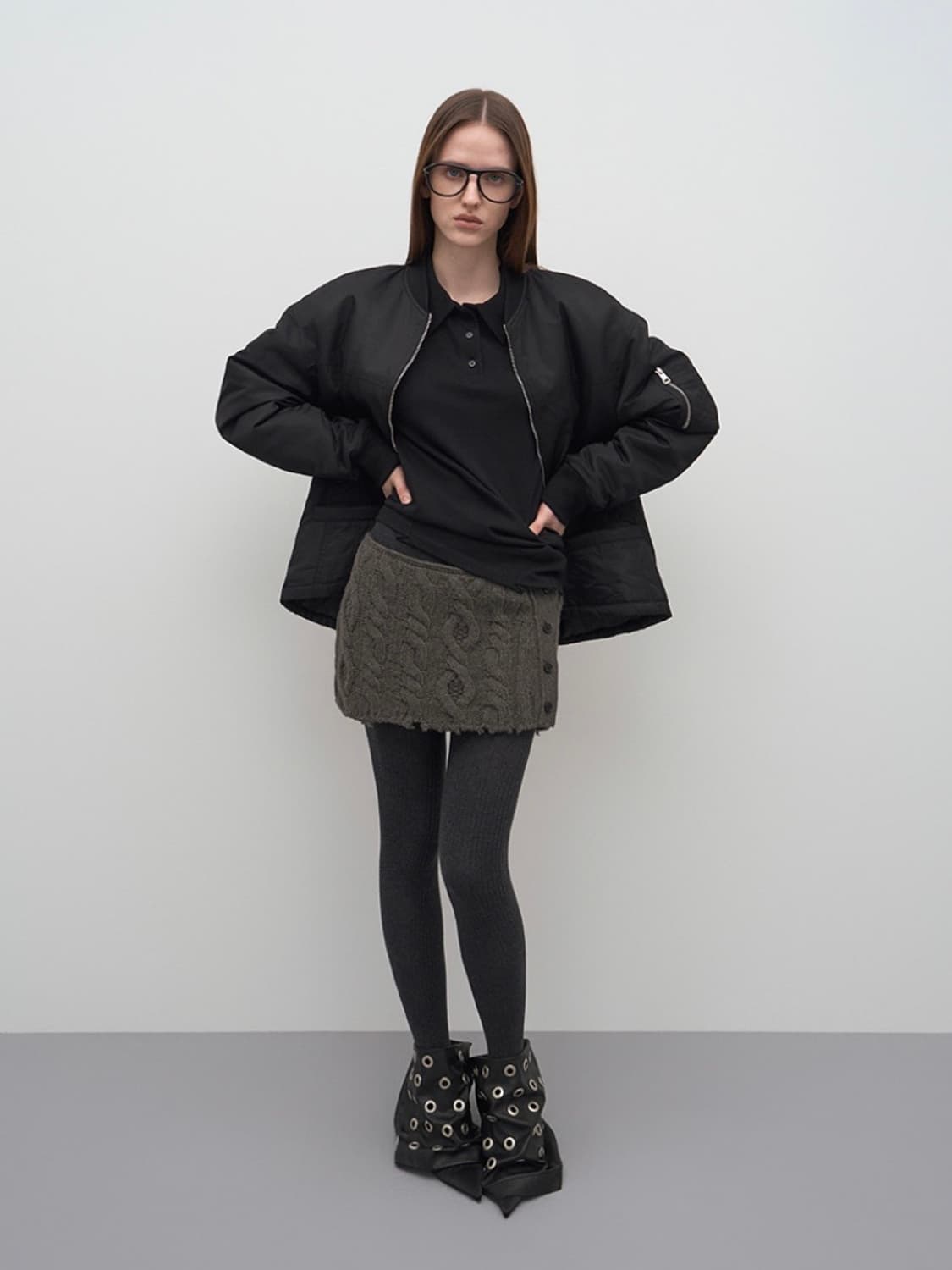 LCDC HOUR GLASS BOMBER JACKET 상품이미지4