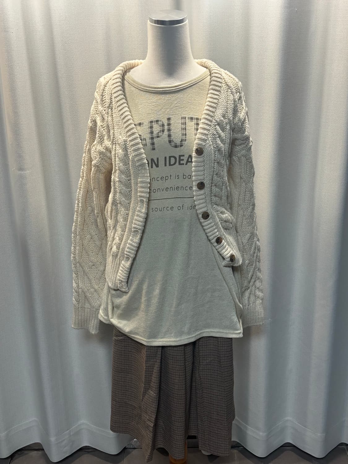 모리걸 베이지 코디세트 상품이미지1