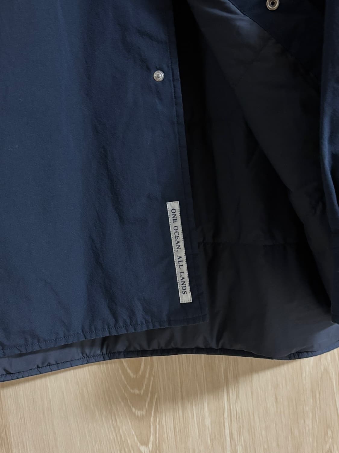 나나미카 23aw 인슐레이션 패디드 셔츠 자켓 다크네이비 XL 상품이미지4