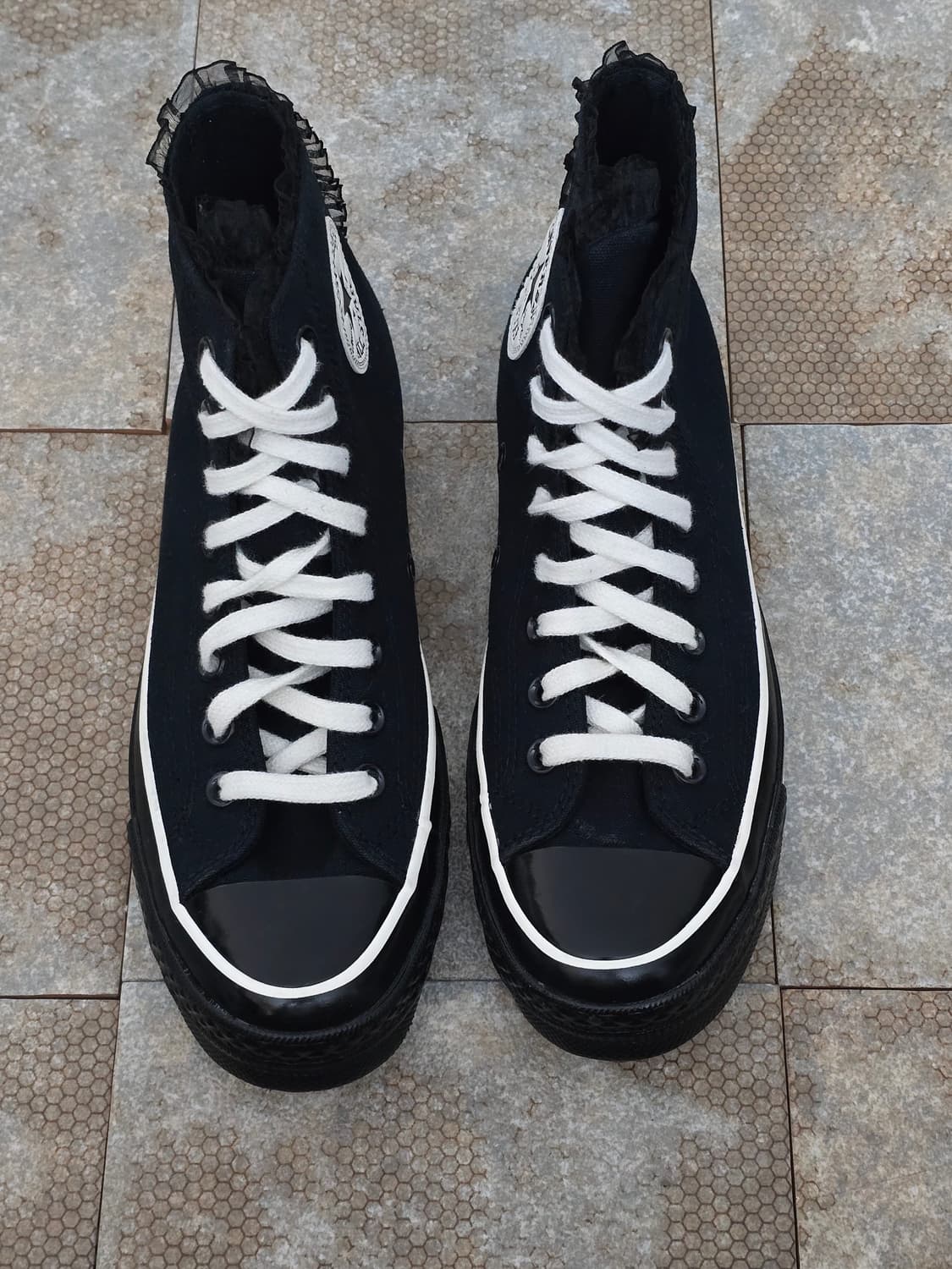 (250)컨버스 척 70 러플 보우 블랙 하이 상품이미지2