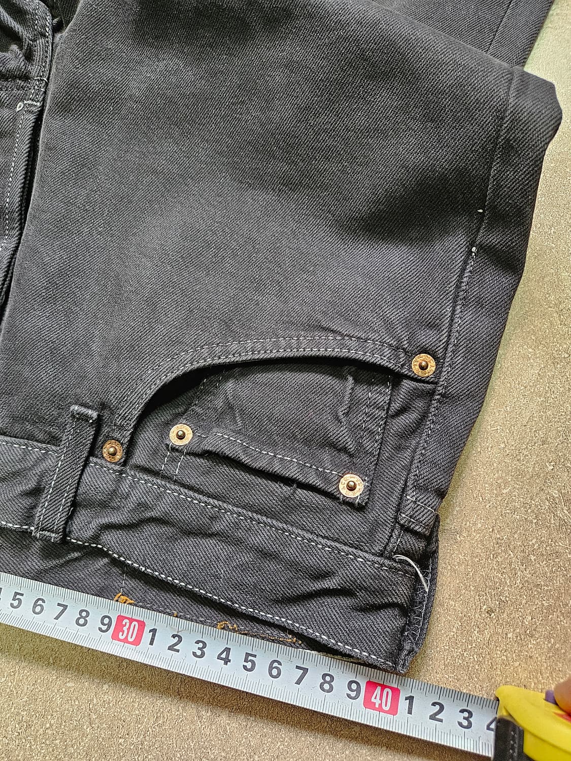 유럽 리바이스 501 블랙진 32x34 상품이미지7