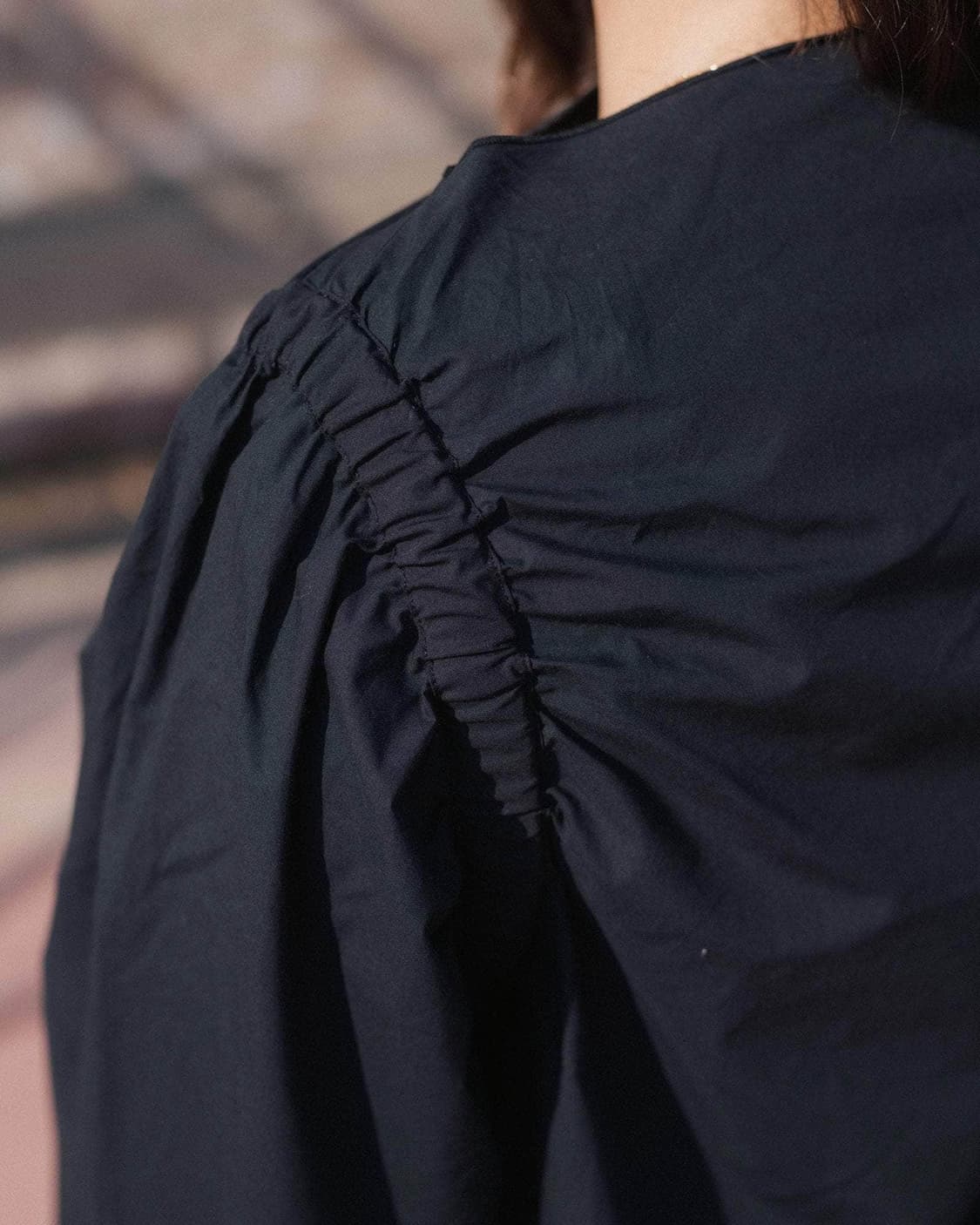 [XS,S,M]베이스레인지 25fw Simmon 드레스/블랙 상품이미지2