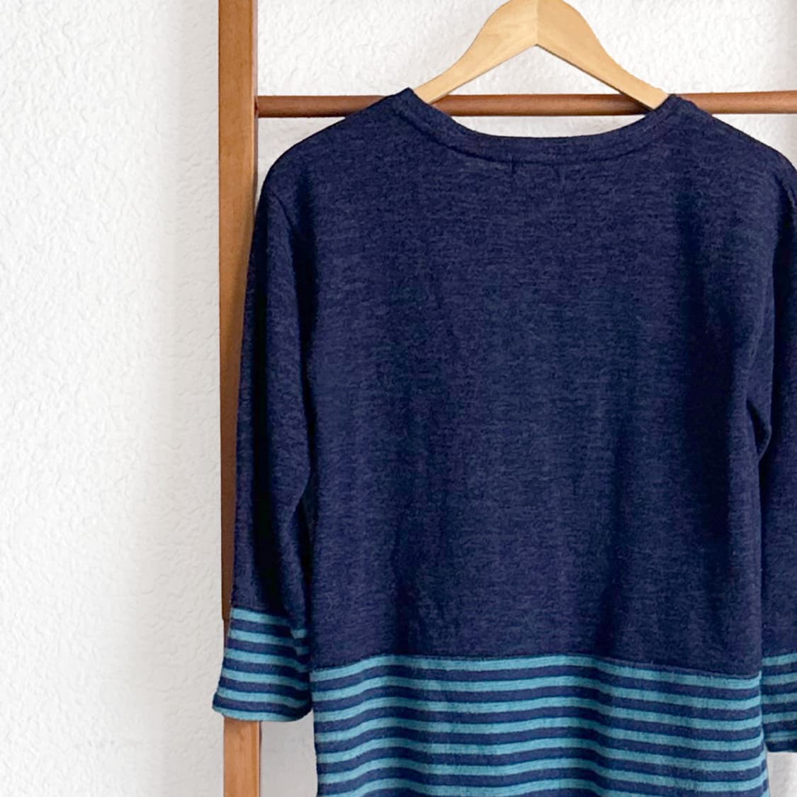 바닷빛 줄무늬 니트티 상품이미지8
