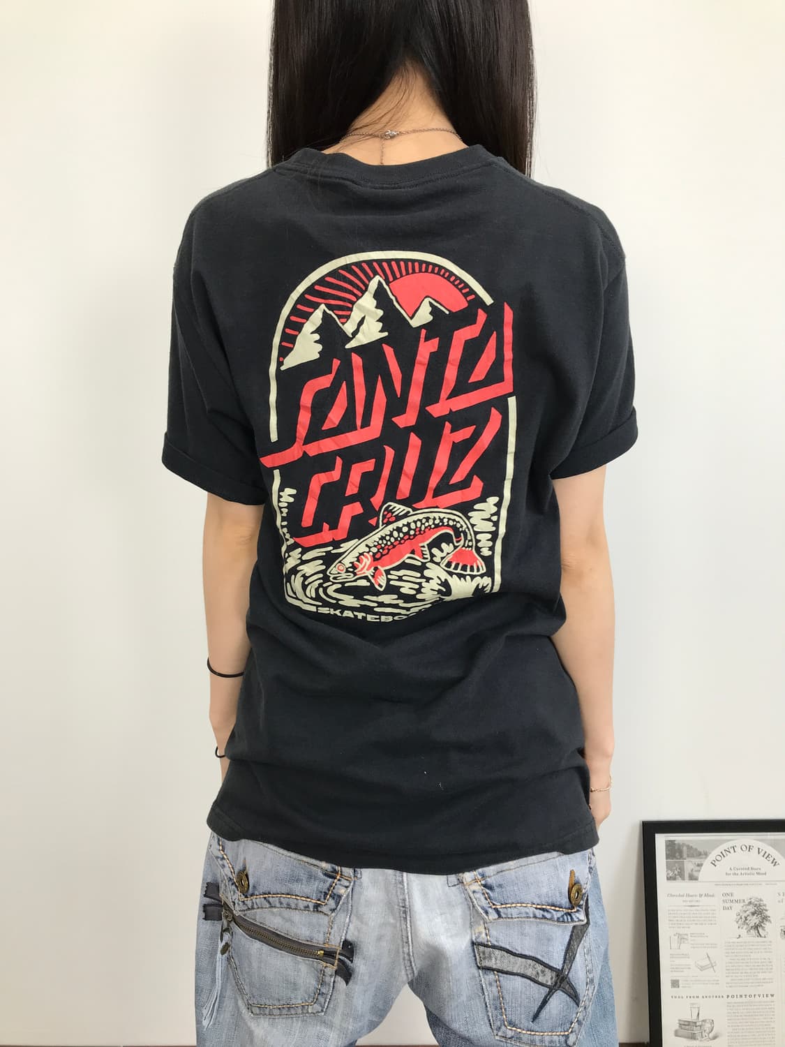 Santa Cruz Back Graphic Skate Tee 상품이미지1