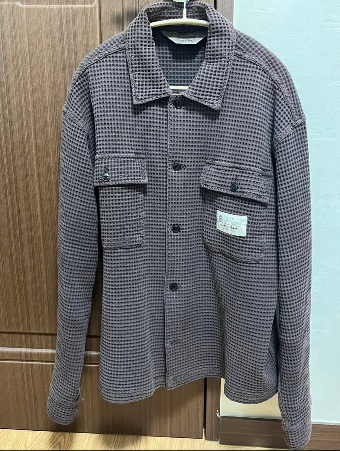 Brain Dead 와플 버튼 프론트 셔츠 상품이미지3