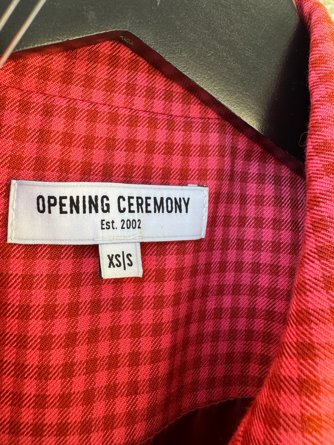 새상품 컨디션 opening ceemony체크 블레이저 XS/S(55,6 상품이미지4