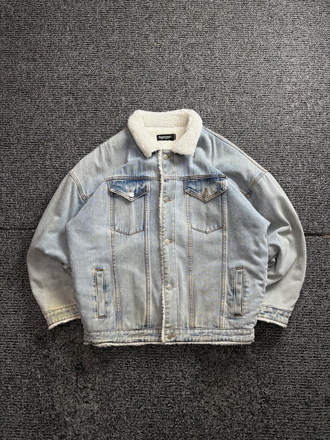 세인트 페인 보아 데님 쉐르파 자켓 2672 상품이미지2