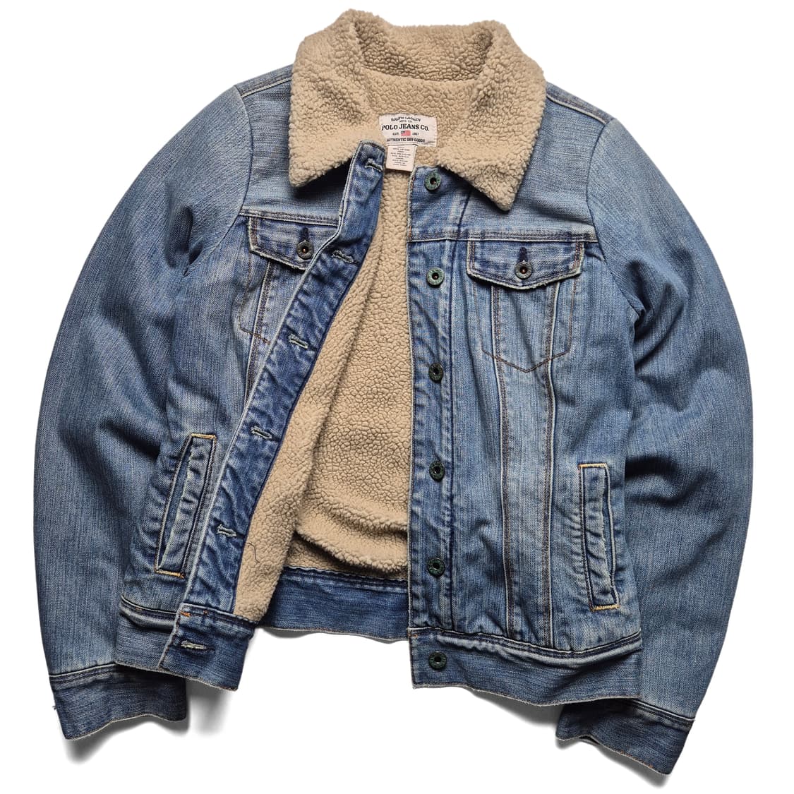 [M] 폴로 진스 컴퍼니 쉐르파 데님자켓 상품이미지1