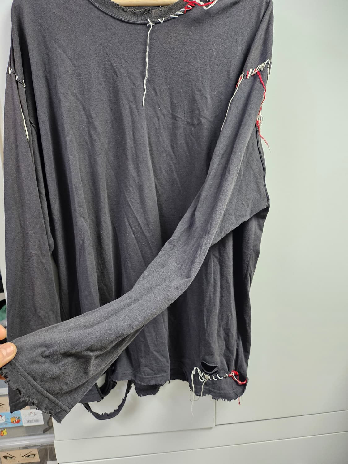 [2]DISCOVERED 롱슬리브 차콜 상품이미지3