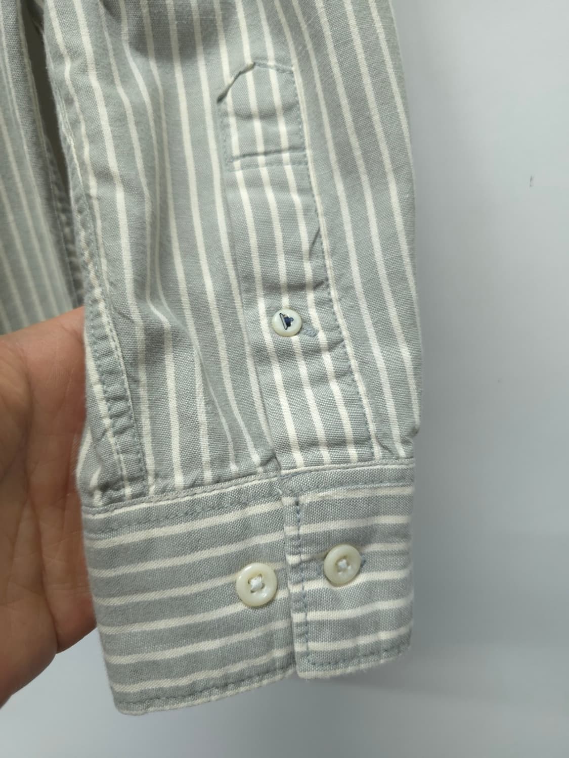 에피그램(epigram) 선염 스트라이프 셔츠 (여성66~66반) 상품이미지9