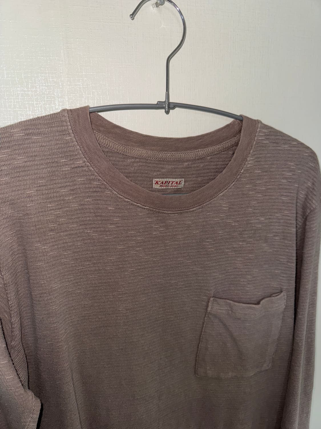 캐피탈 아뮤즈 포켓 롱슬리브 티셔츠 상품이미지2