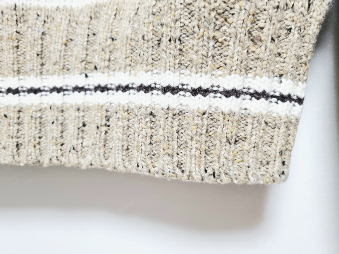 여성 레어 2022 폴로 QR인증 인타르시아 울 블렌드 긴팔 스웨터 니트 상품이미지4