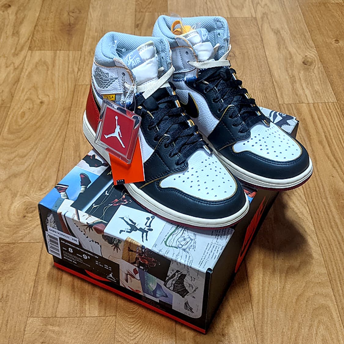 나이키 조던 1 x 유니온 레트로 하이 / 블랙토 (260) 상품이미지9