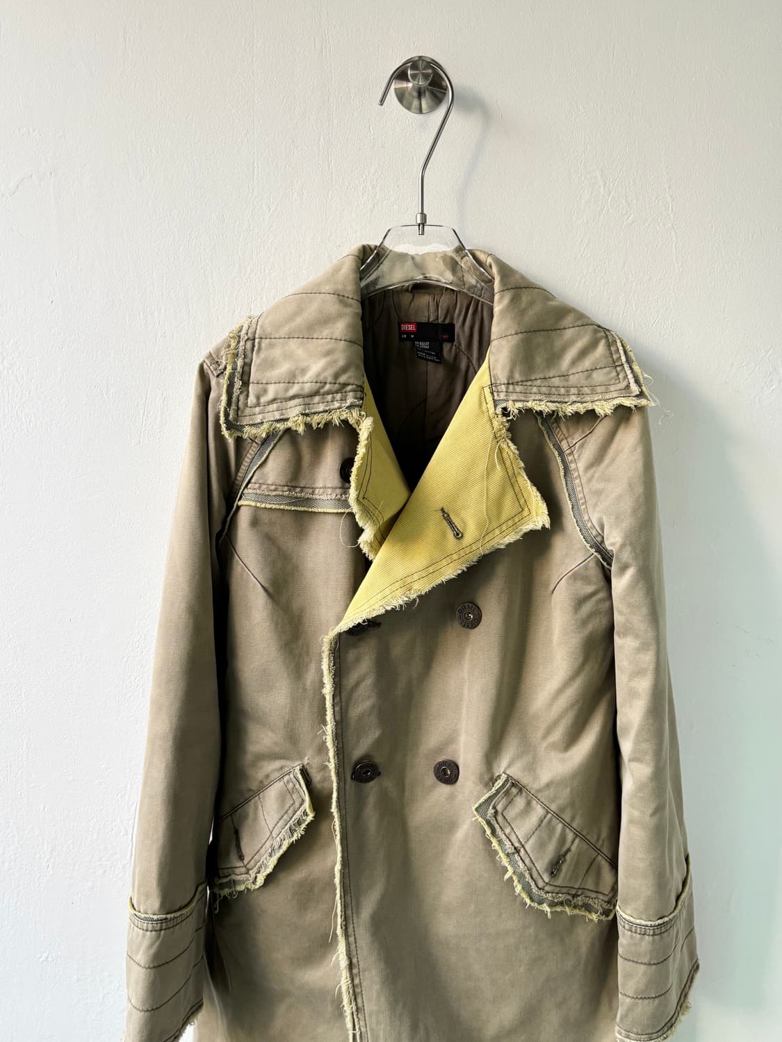 디젤 그런지 더블 코트 상품이미지2