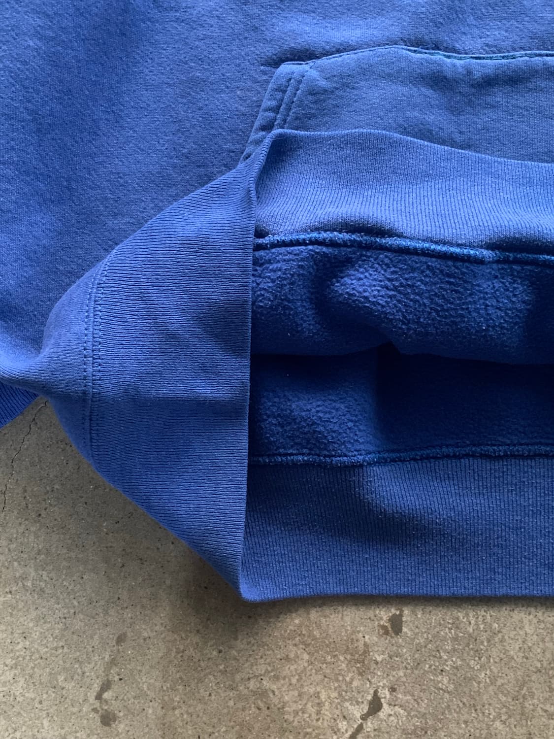 90s 러셀 애슬레틱 튜블러 스웻 후디 블루 상품이미지5