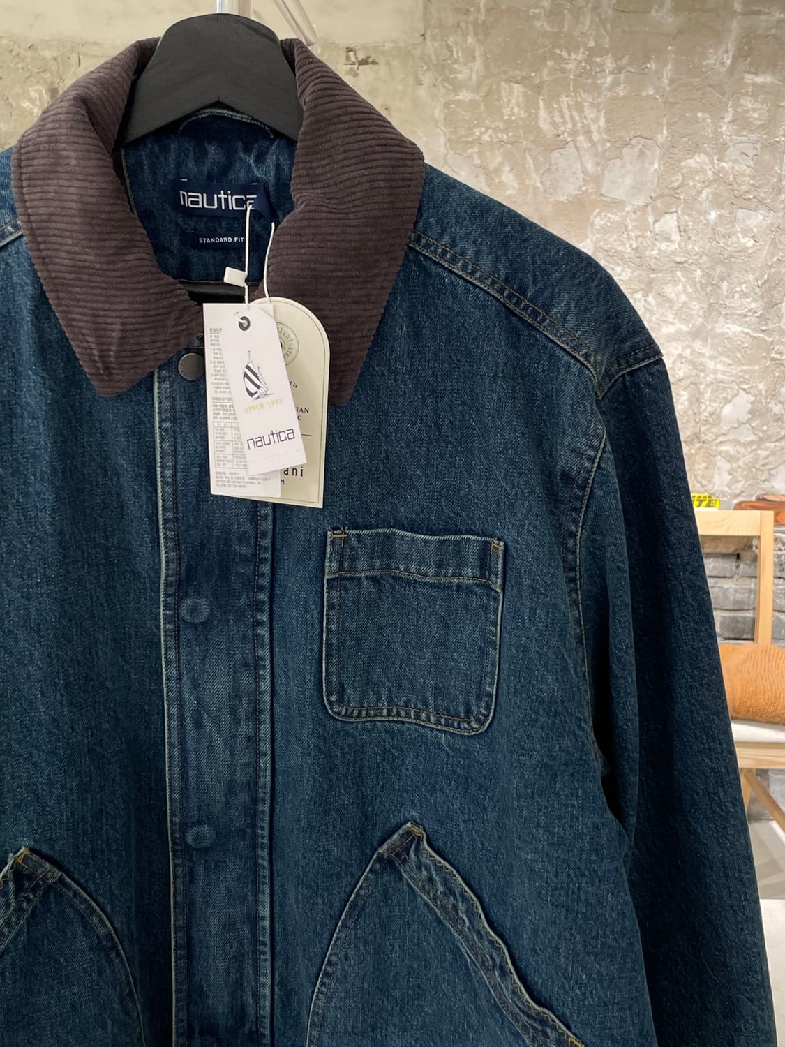 노티카 미디엄 인디고 스탠다드 데님 자켓 상품이미지3