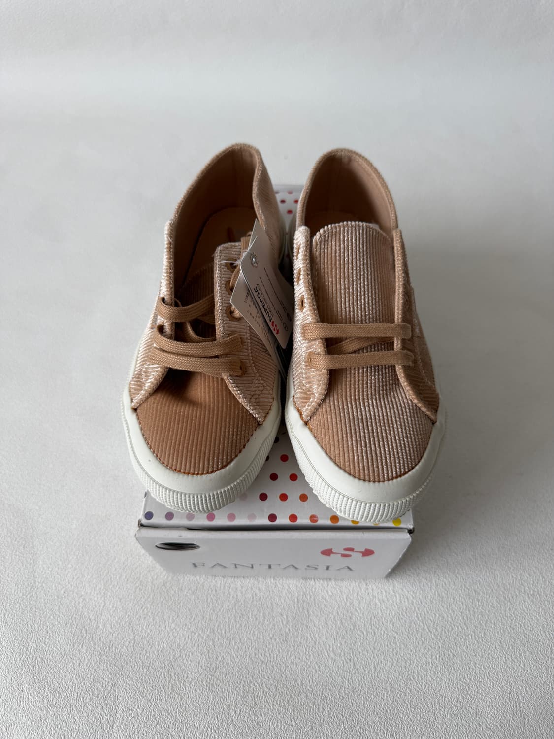 [230]수페르가(SUPERGA) 코듀로이 플랫 스니커즈(풀박, 새제품) 상품이미지3