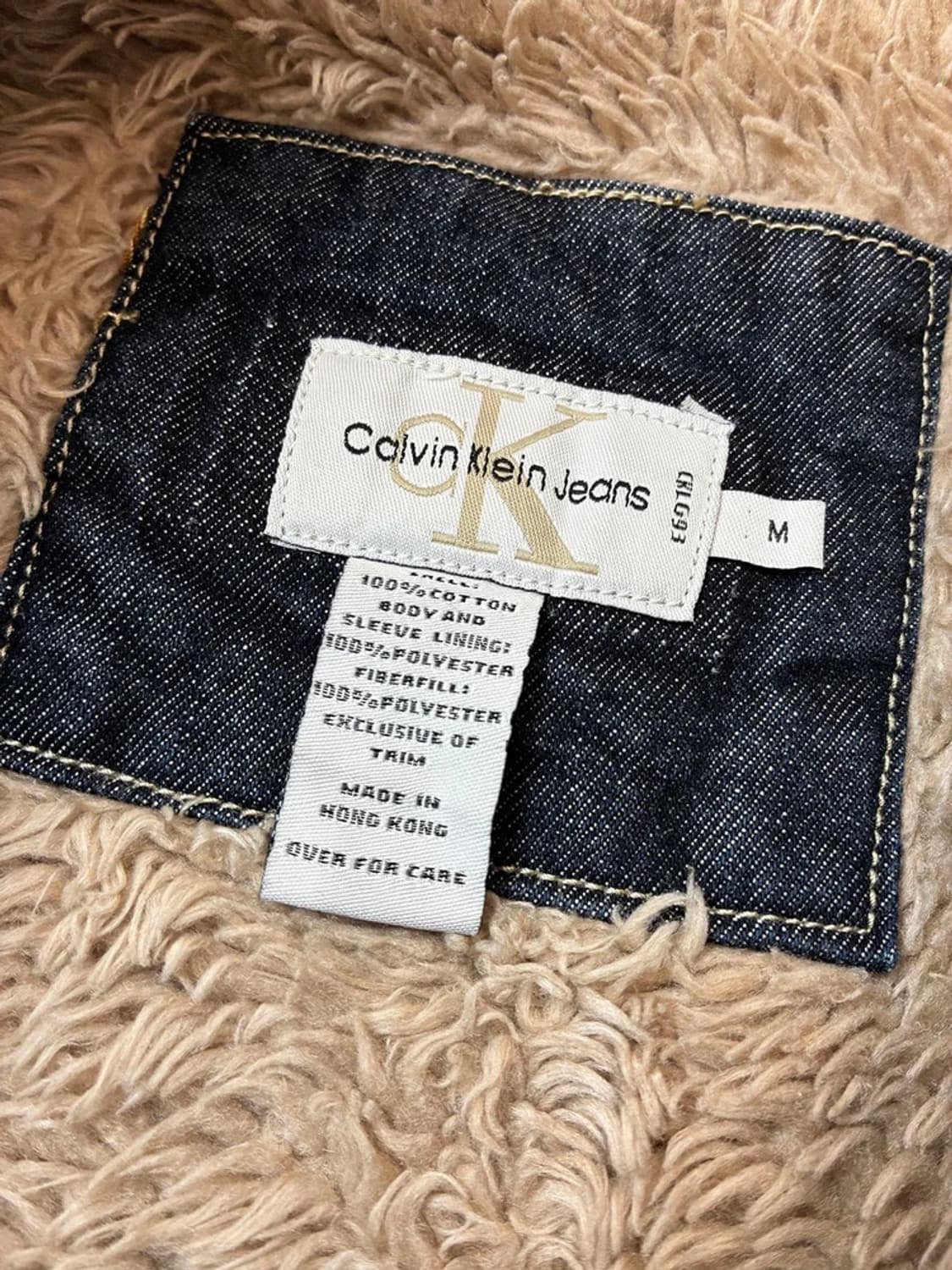 CK 캘빈클라인 00's 양털 쉐르파 데님 자켓 PN6005 상품이미지10