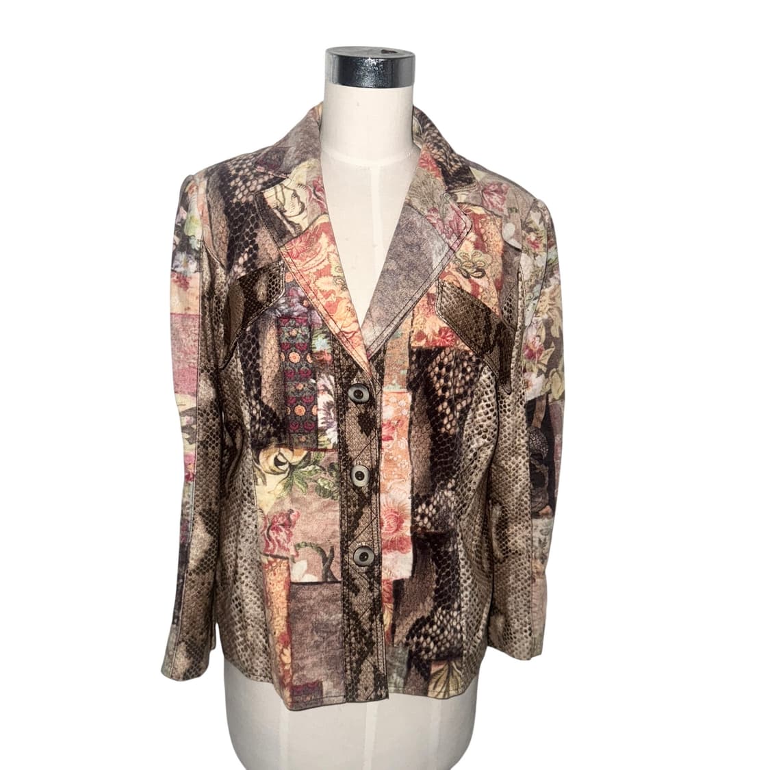 Patchwork pattern jacket 상품이미지2