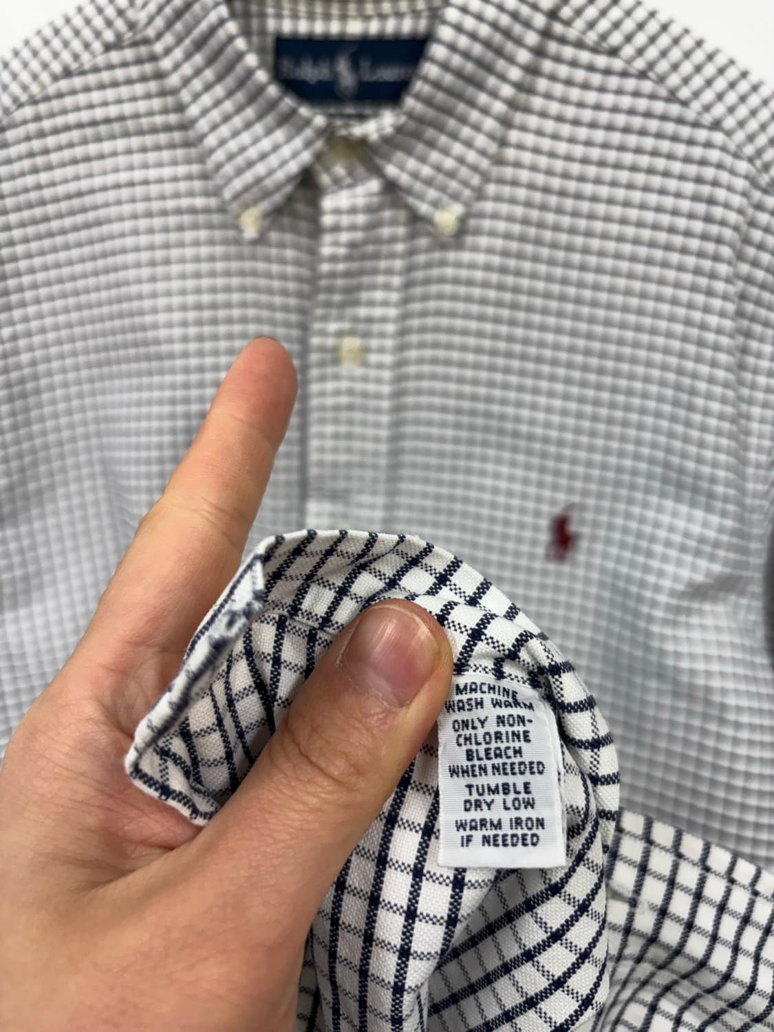 폴로랄프로렌 깅엄체크 셔츠 상품이미지5