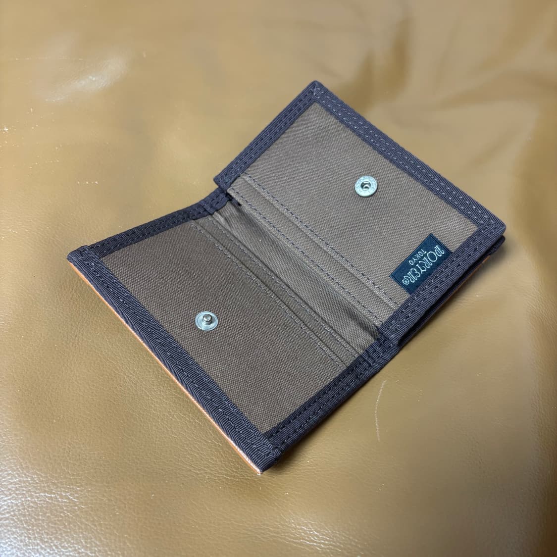 PORTER 포터 카드 지갑 월렛 카멜 상품이미지7