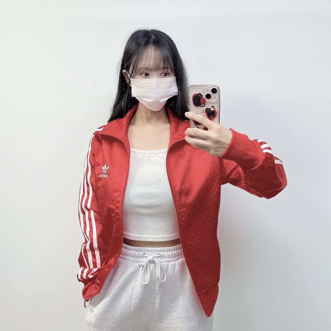 아디다스 파이어버드 립 트랙탑 져지 레드 상품이미지1