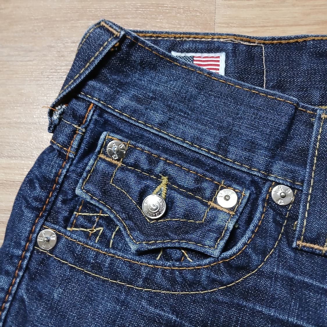 TR 트루릴리전 반바지 스티치 청바지 쇼츠 반바지 29인치 상품이미지6