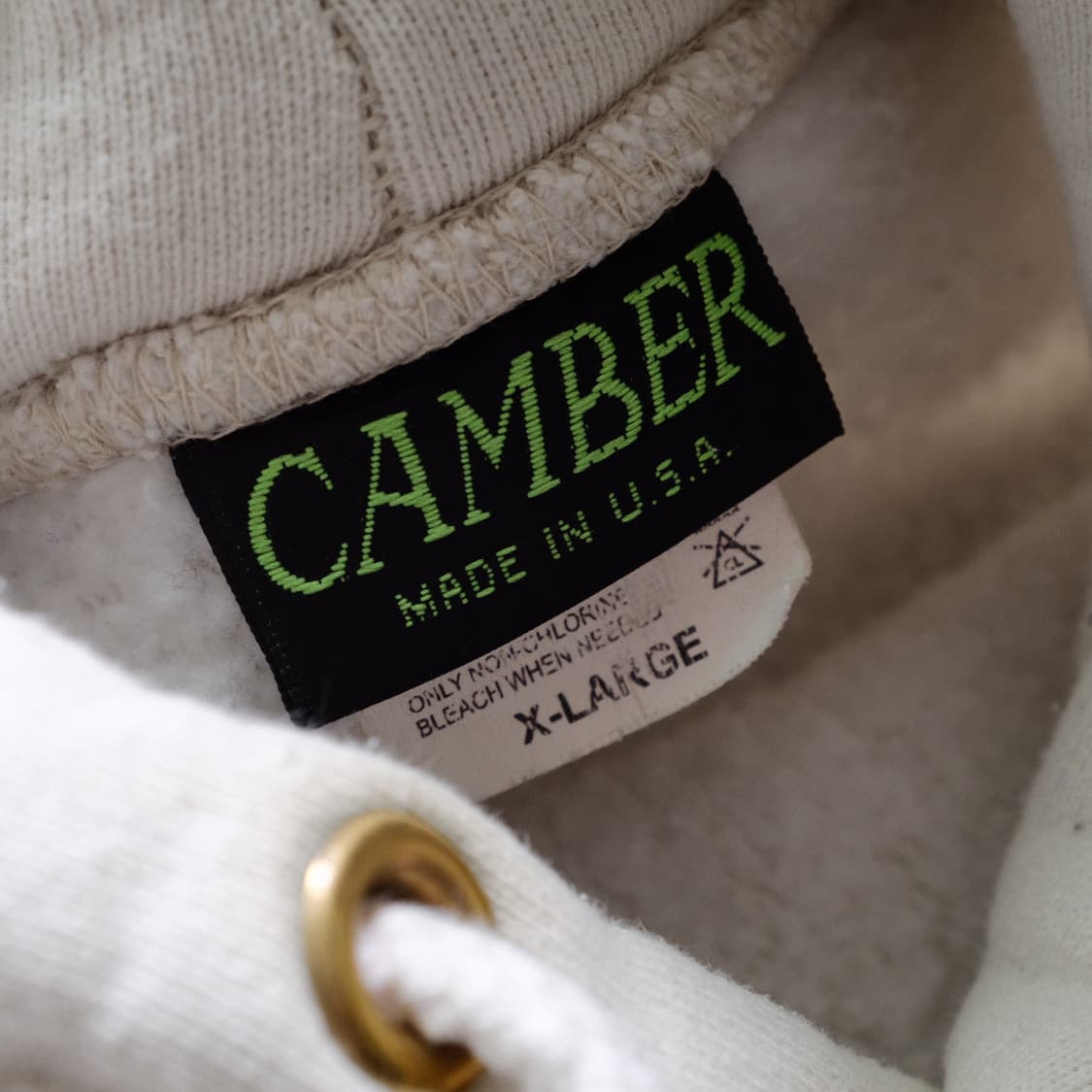 Made In USA Camber White Hoodie 상품이미지5