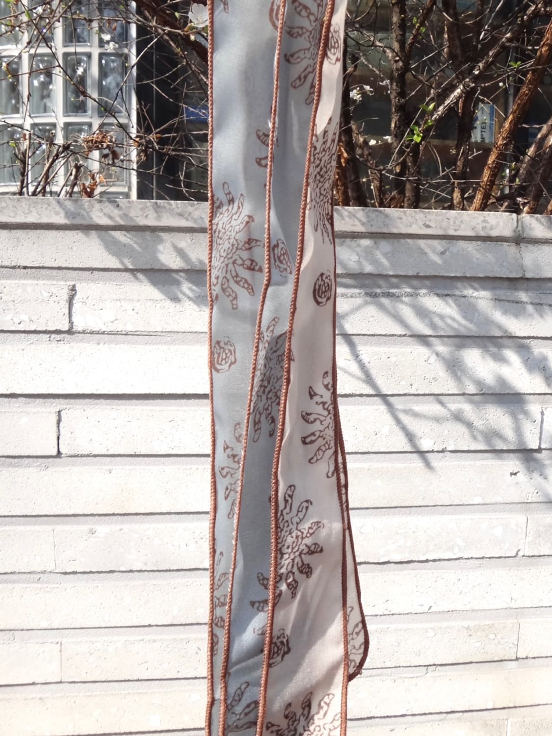 Oriental pattern thin scarf 상품이미지1