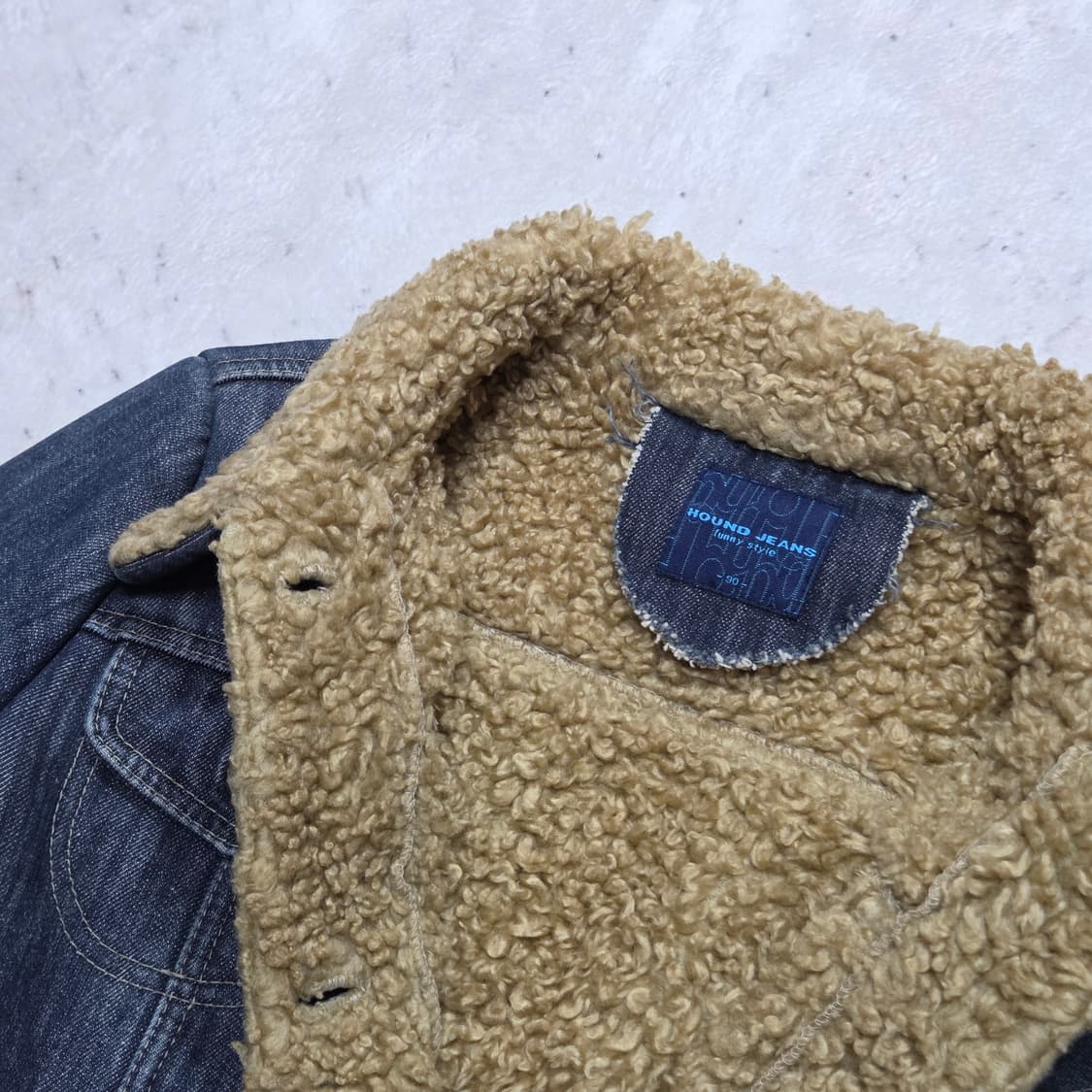 빈티지 뽀글이 데님 자켓 상품이미지6