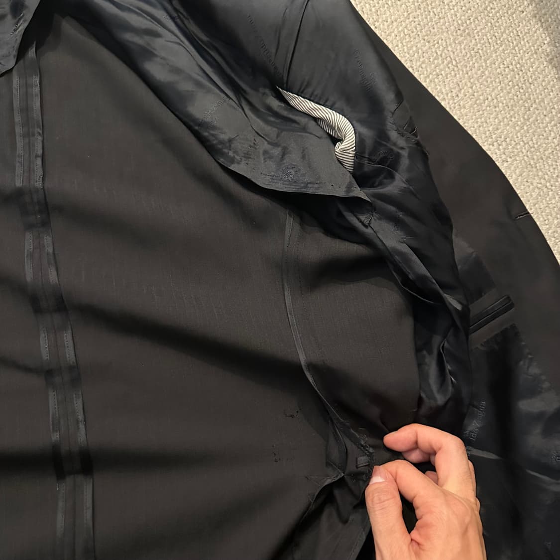 에르메네질도 제냐  Ermenegildo Zegna 실크 테일러드 자켓 상품이미지8