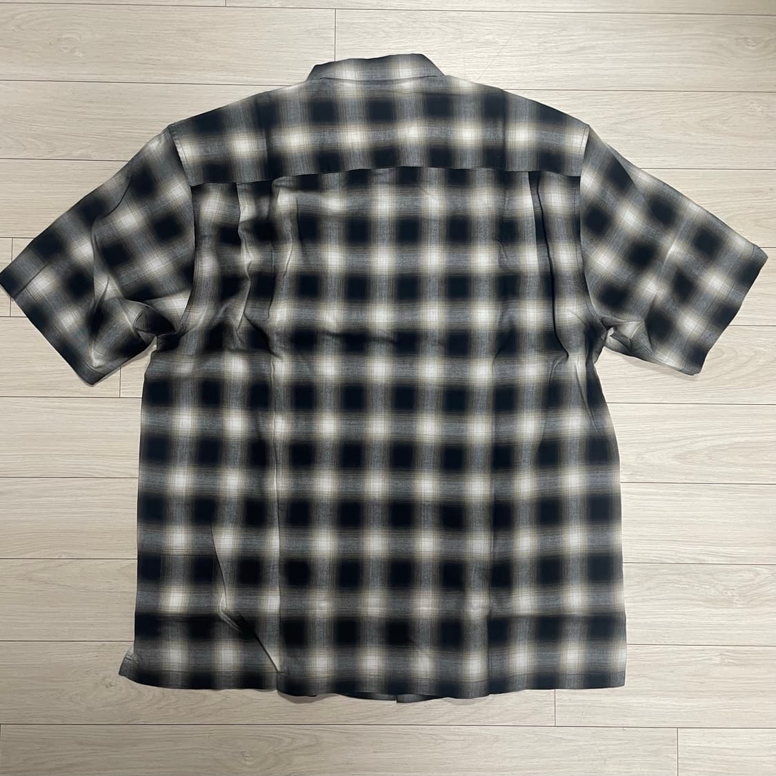 카키스 Shadow Plaid S/S Shirt (Bark/L사이즈) 상품이미지4