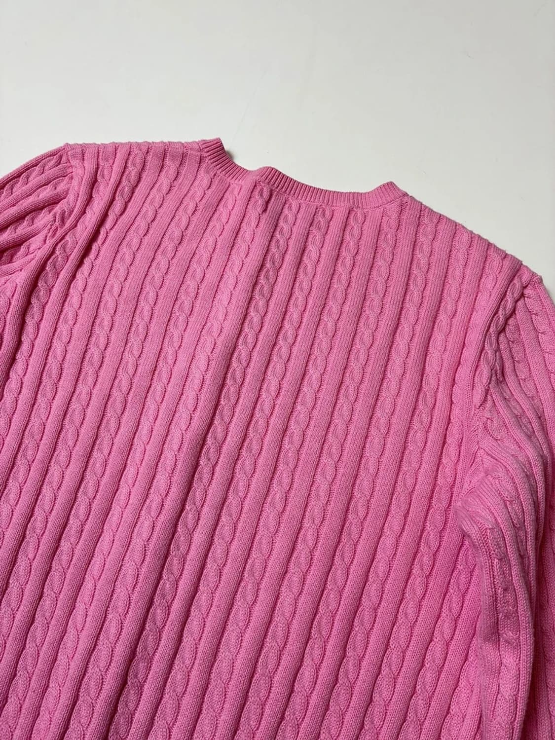 폴로 랄프로렌 큐알 신형 꽈배기 니트 가디건 PN8856 상품이미지5