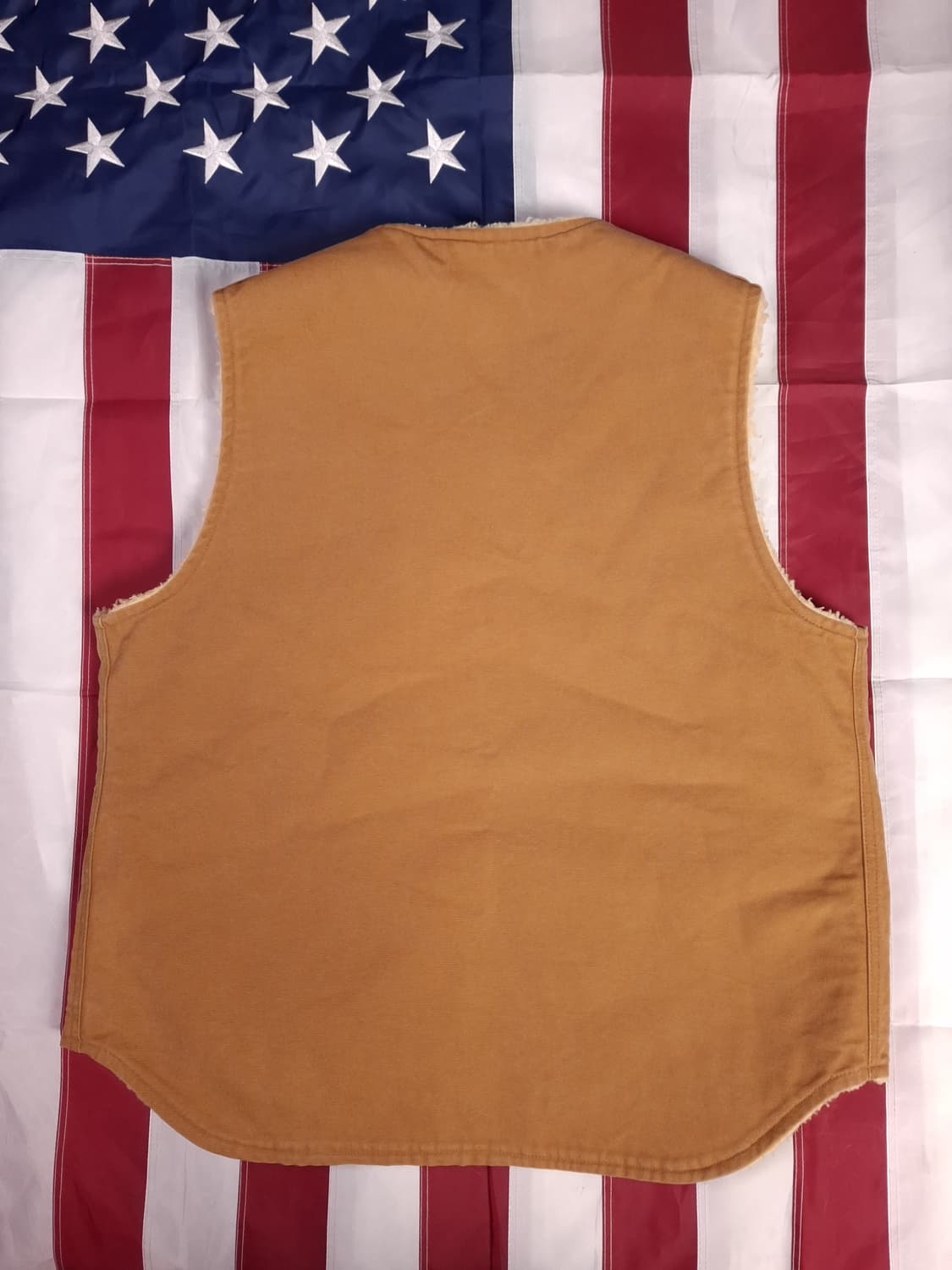 오리지날 구형 미국제조 칼하트 덕 양털 베스트 상품이미지8