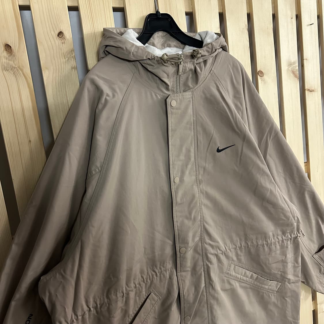 (XL) 나이키 x 드레이크 녹타 베스킷볼 사이드라인 카키 자켓 상품이미지4