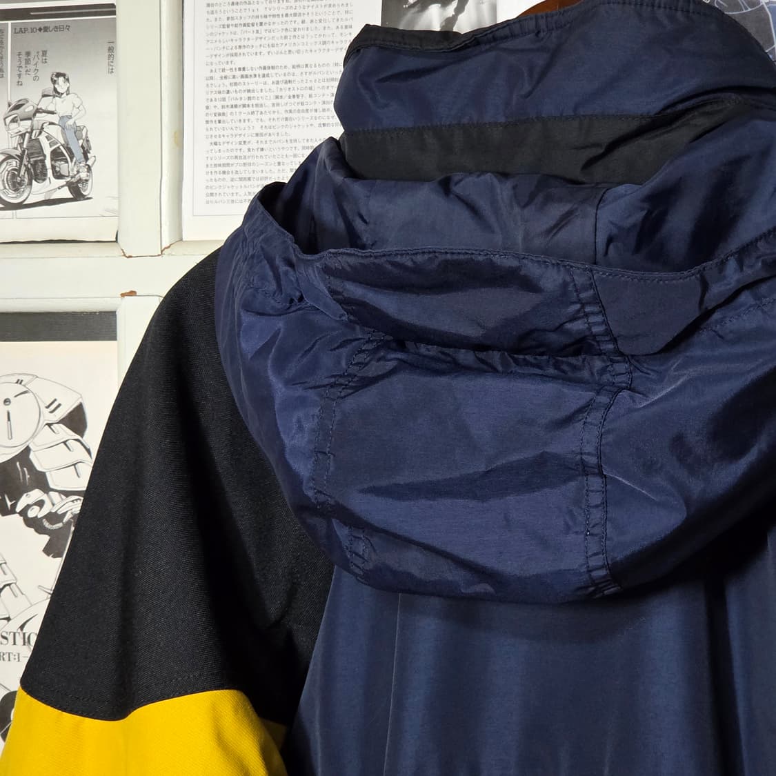 컬럼비아 네이비 고프코어 플리스 투웨이 바람막이 자켓 상품이미지6