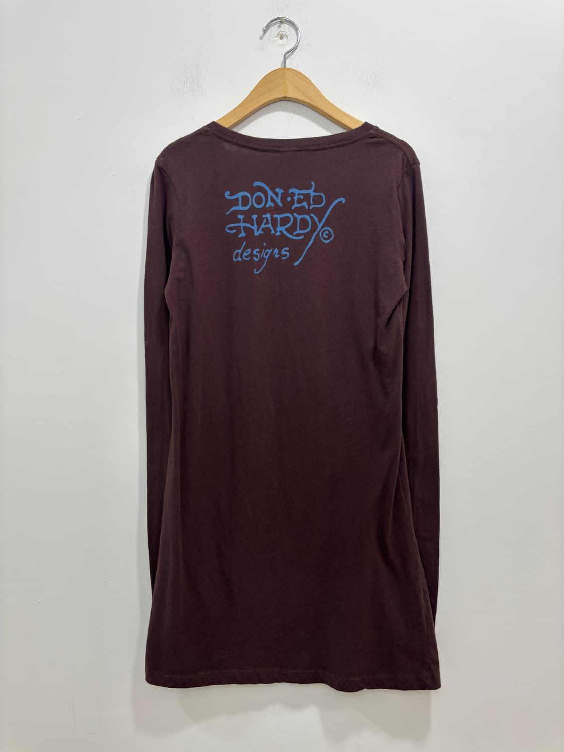 에드하디 브라운 연꽃 큐빅 비즈 긴팔 티셔츠 상품이미지7