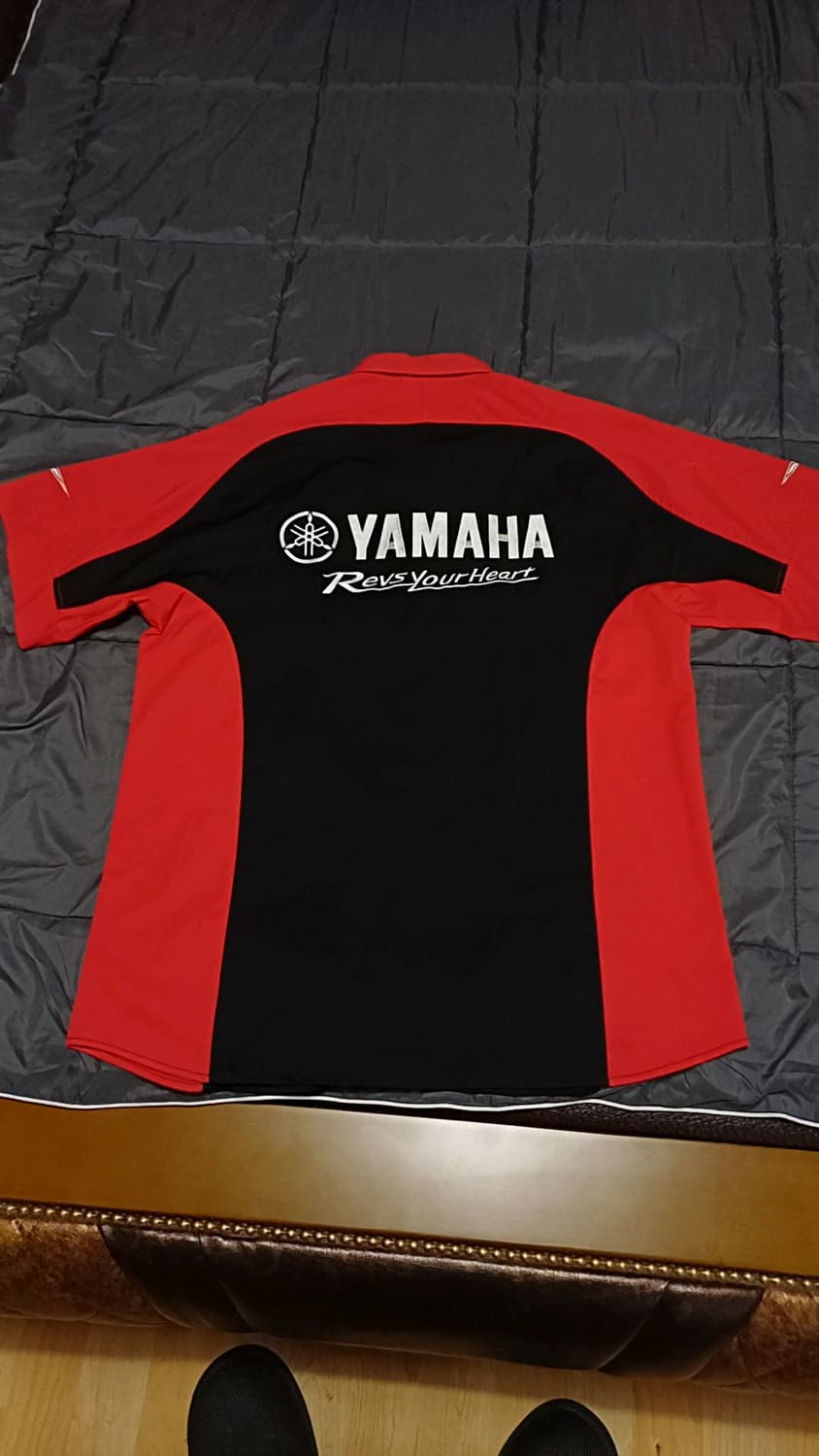 야마하 레이싱 냉감반팔셔츠 105 가슴57 기장75 상품이미지3