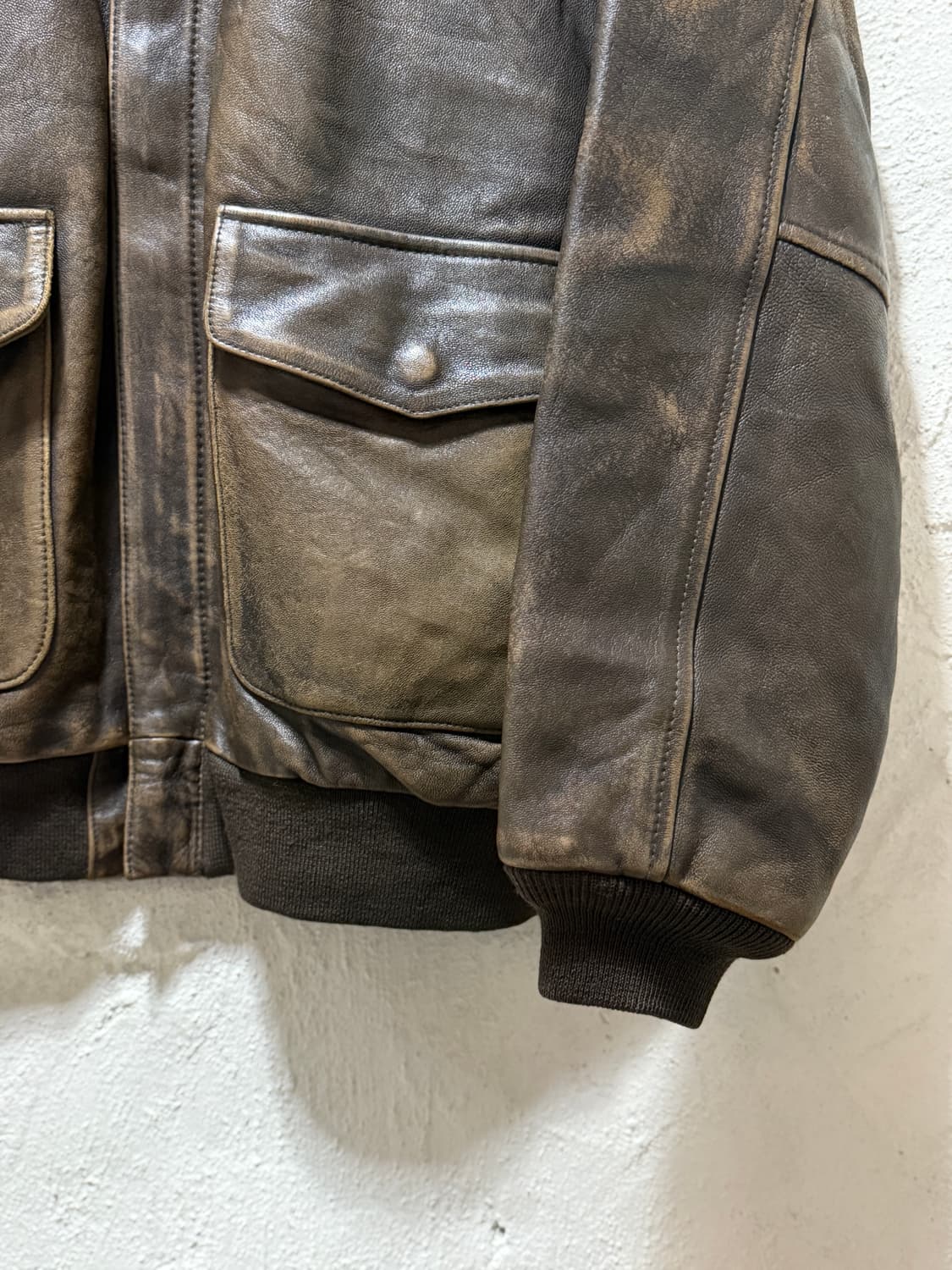 아비렉스Avirex 미공군 A2 레더 재킷 상품이미지5