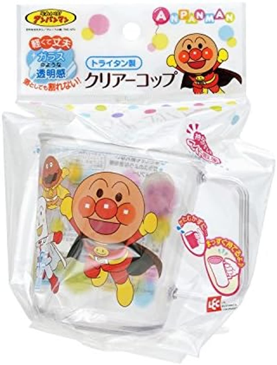 ANPANMAN 호빵맨 클리어 손잡이컵 225ml 새상품 상품이미지2