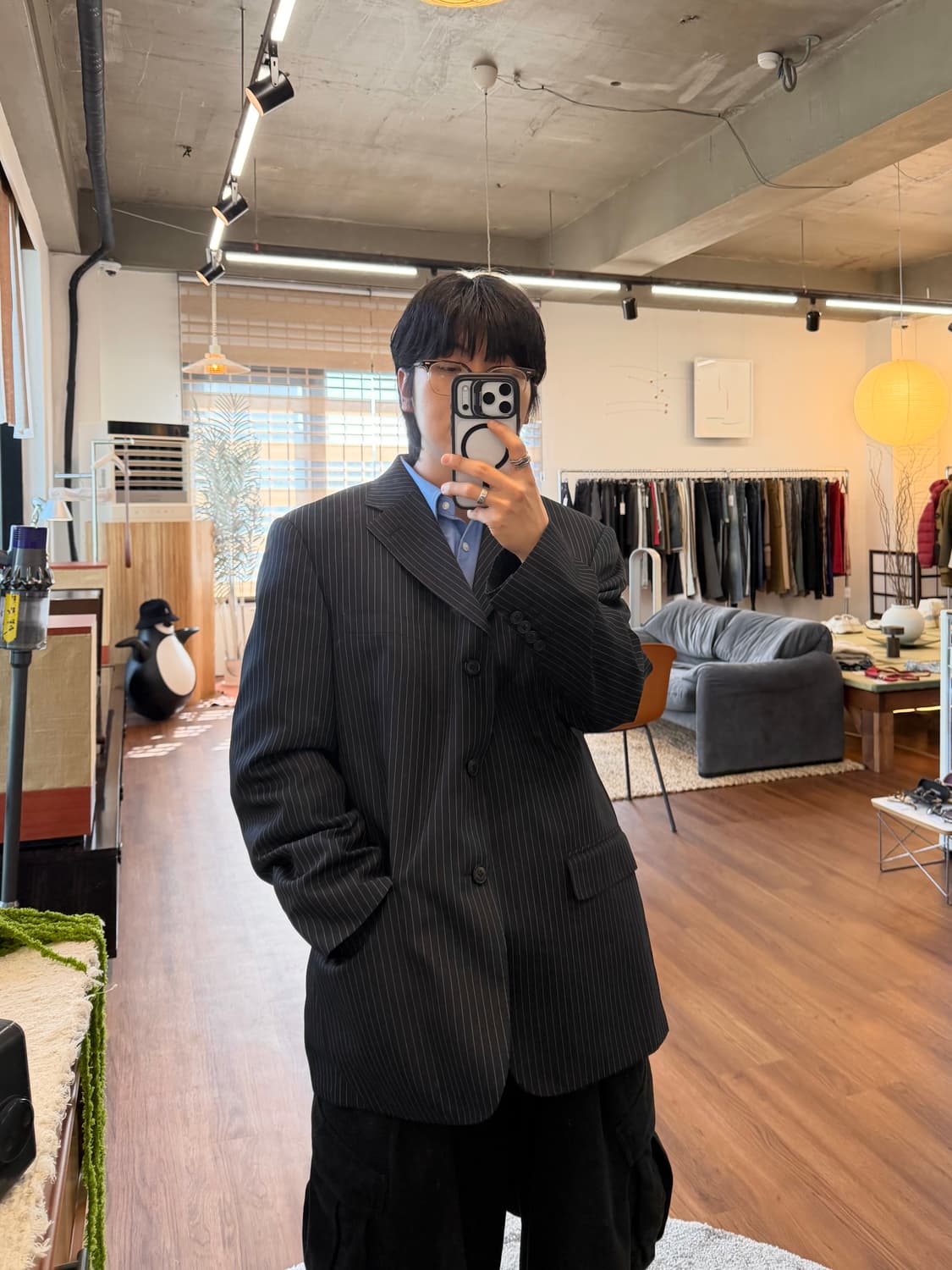 조르지오 아르마니 00s 빈티지 울 자켓 상품이미지3