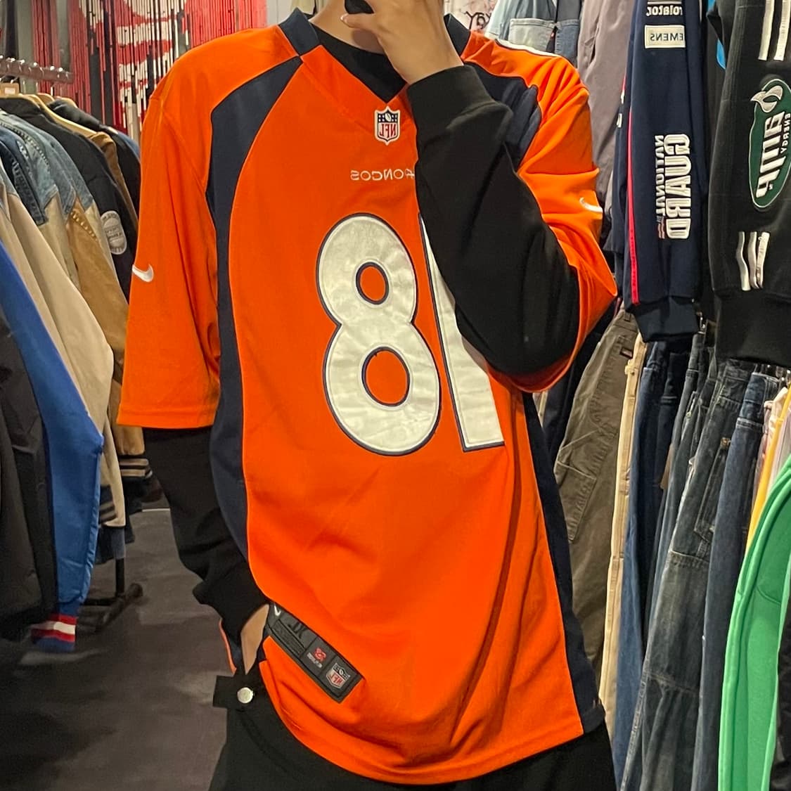 [IM] NFL X Nike MANNING 오렌지 No.18 반팔져지 상품이미지4