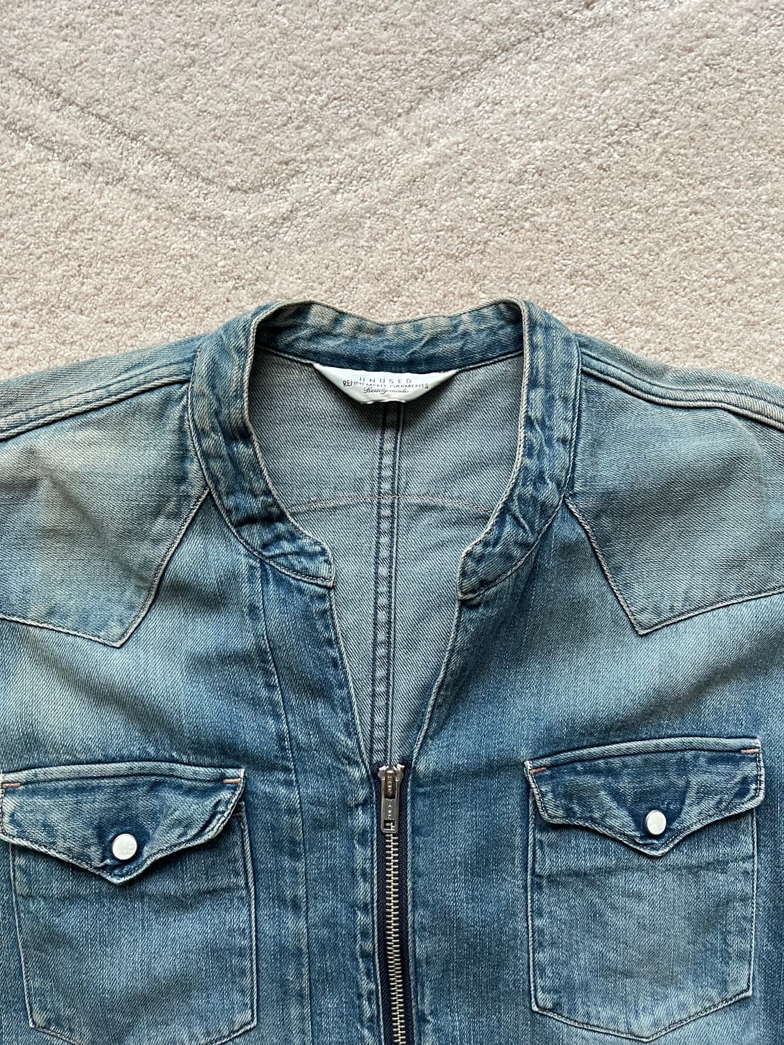 언유즈드 웨스턴 데님 집업 자켓 (103-105) 상품이미지3