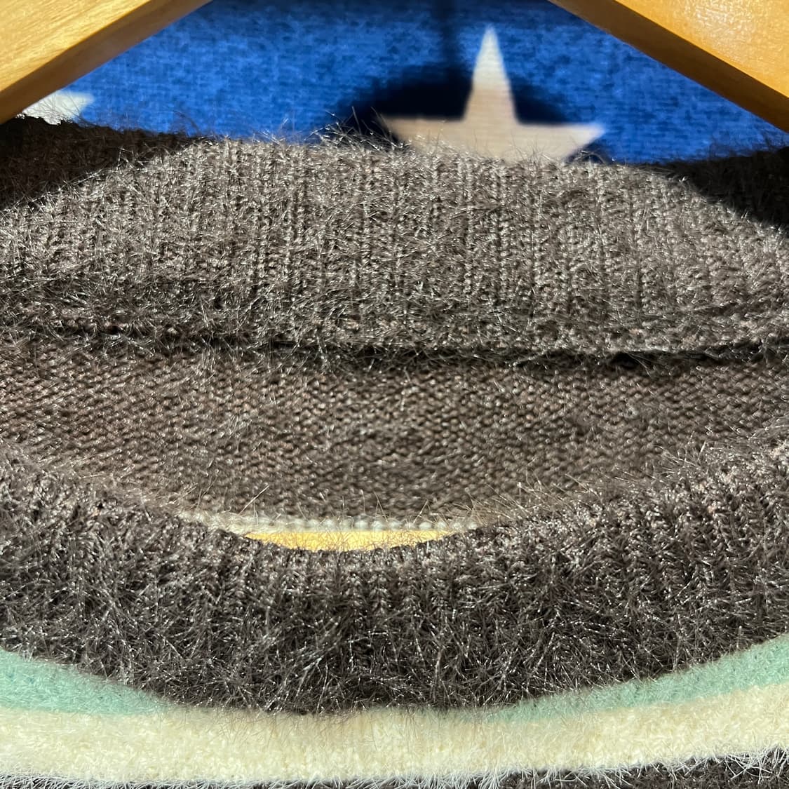 빈티지 스트라이프 앙고라 니트 상품이미지2