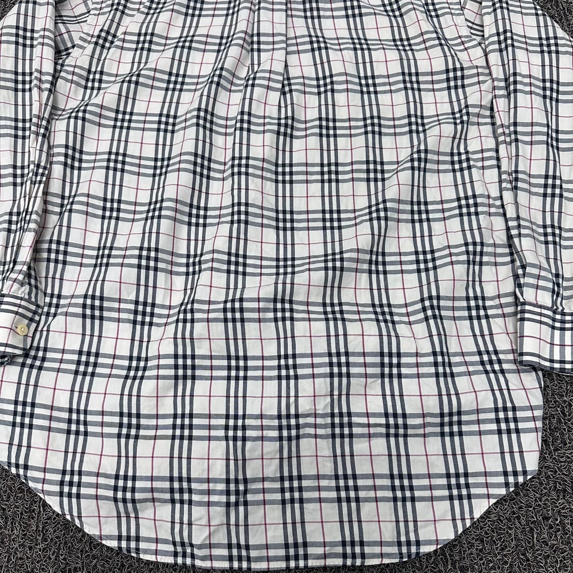 BURBERRY 버러리 정품 매장판 체크패턴 셔츠 L 상품이미지7